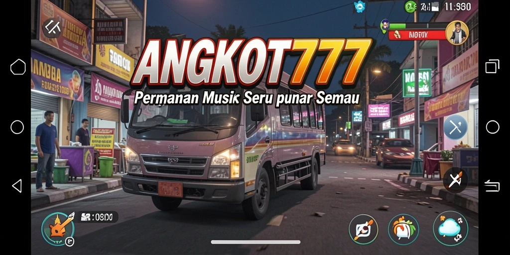 Tampilan gameplay ANGKOT777 yang penuh warna dan interaktif.