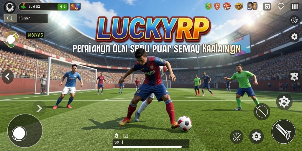 Tampilan gameplay seru dan grafis menakjubkan dari LUCKYRP.