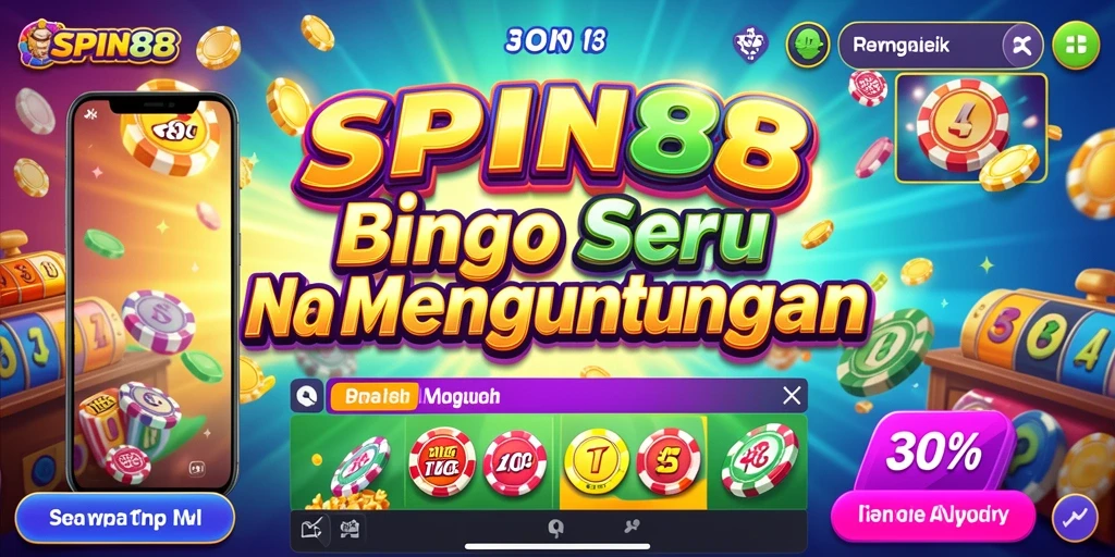 Screenshot utama menampilkan gameplay seru di SPIN88 Bingo.